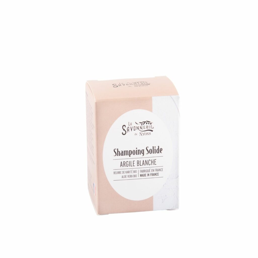Festes Shampoo 110g, weißer Ton (Argile Blanche)